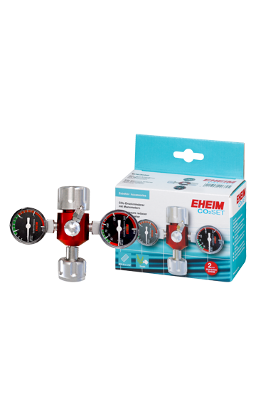 EHEIM pressure reducer with manometer for 500g and 2000g reusable CO2 bottles
